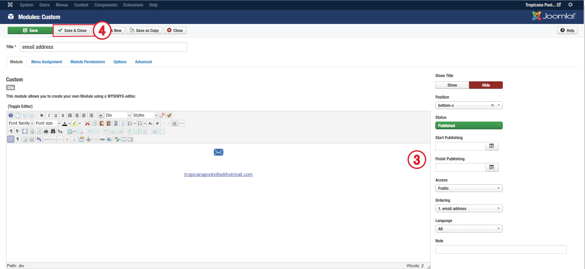 email address 4