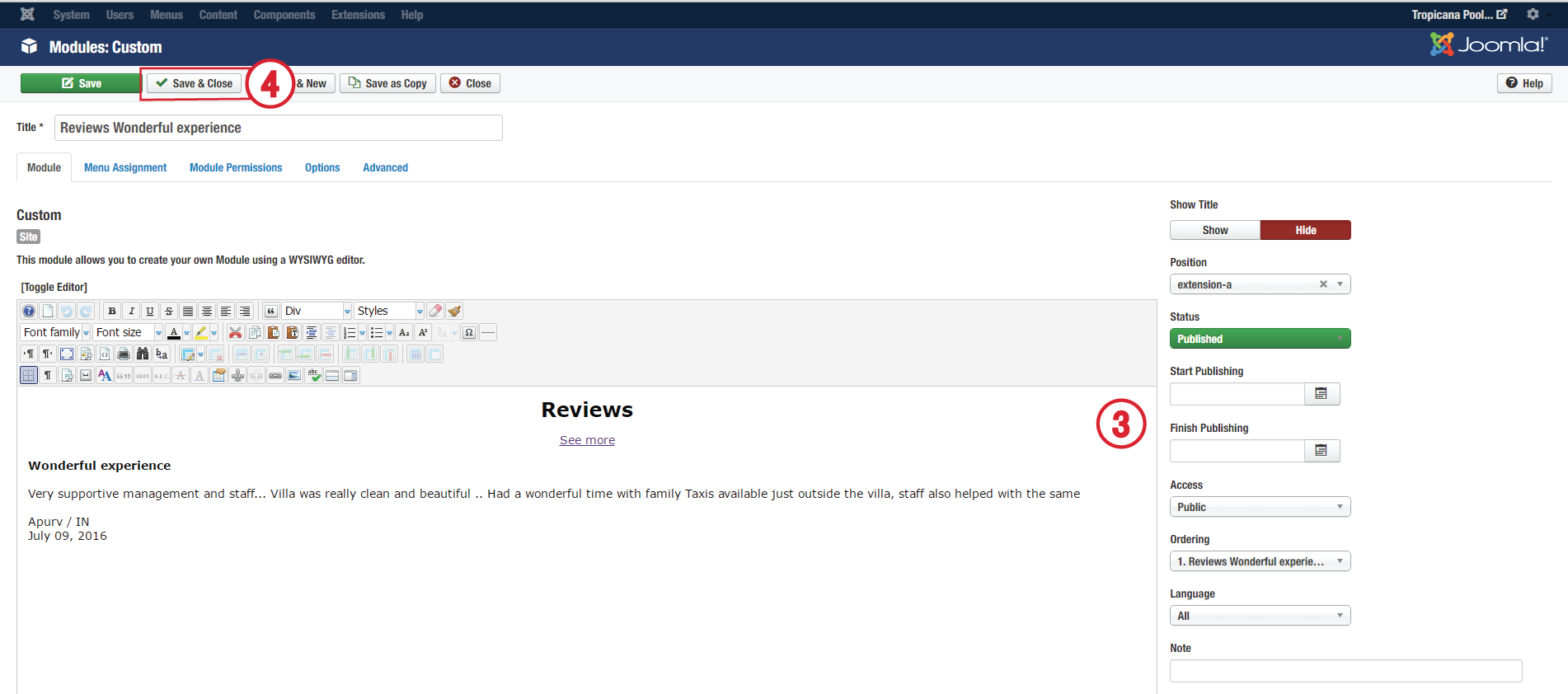 module review 4